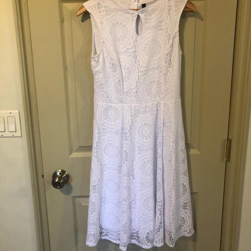 Lori M Collection White Dress